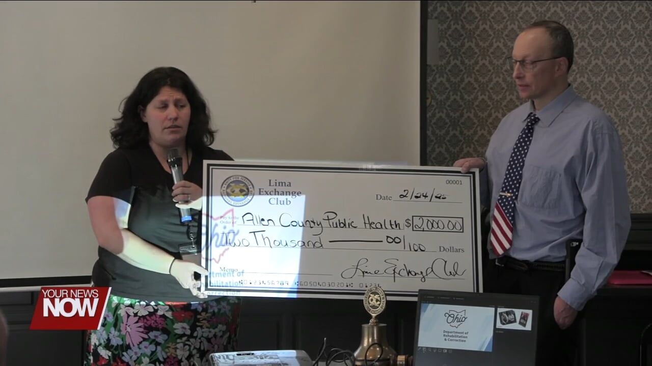 Lima Exchange Club donates to Allen County Public Health to help reduce infant mortality